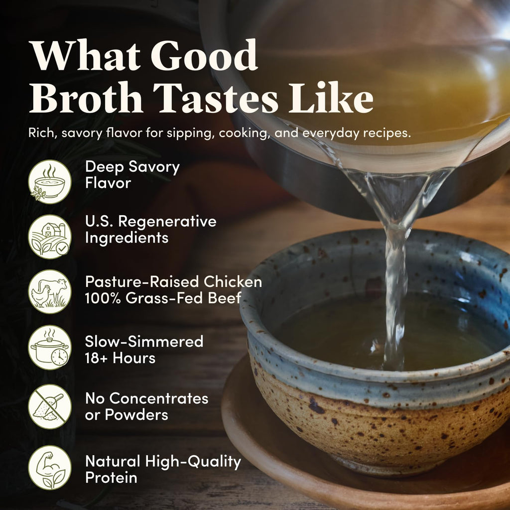 100% Grass-Fed Beef Bone Broth 4-Pack P6167
