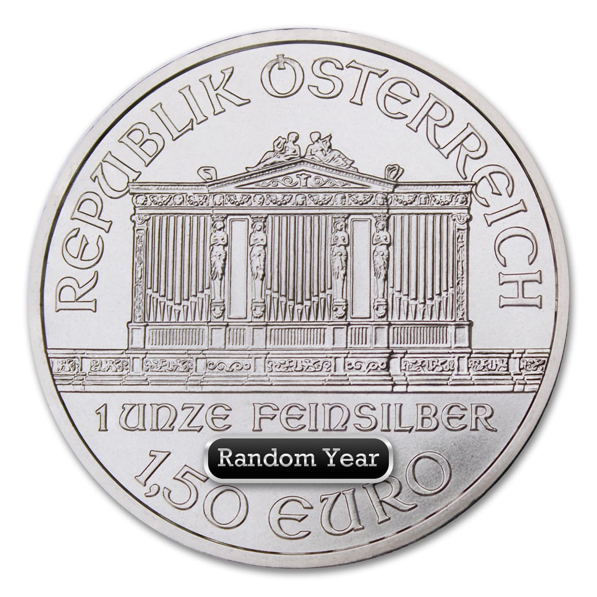 1 oz Austria Silver Vienna Philharmonic Coin A60663