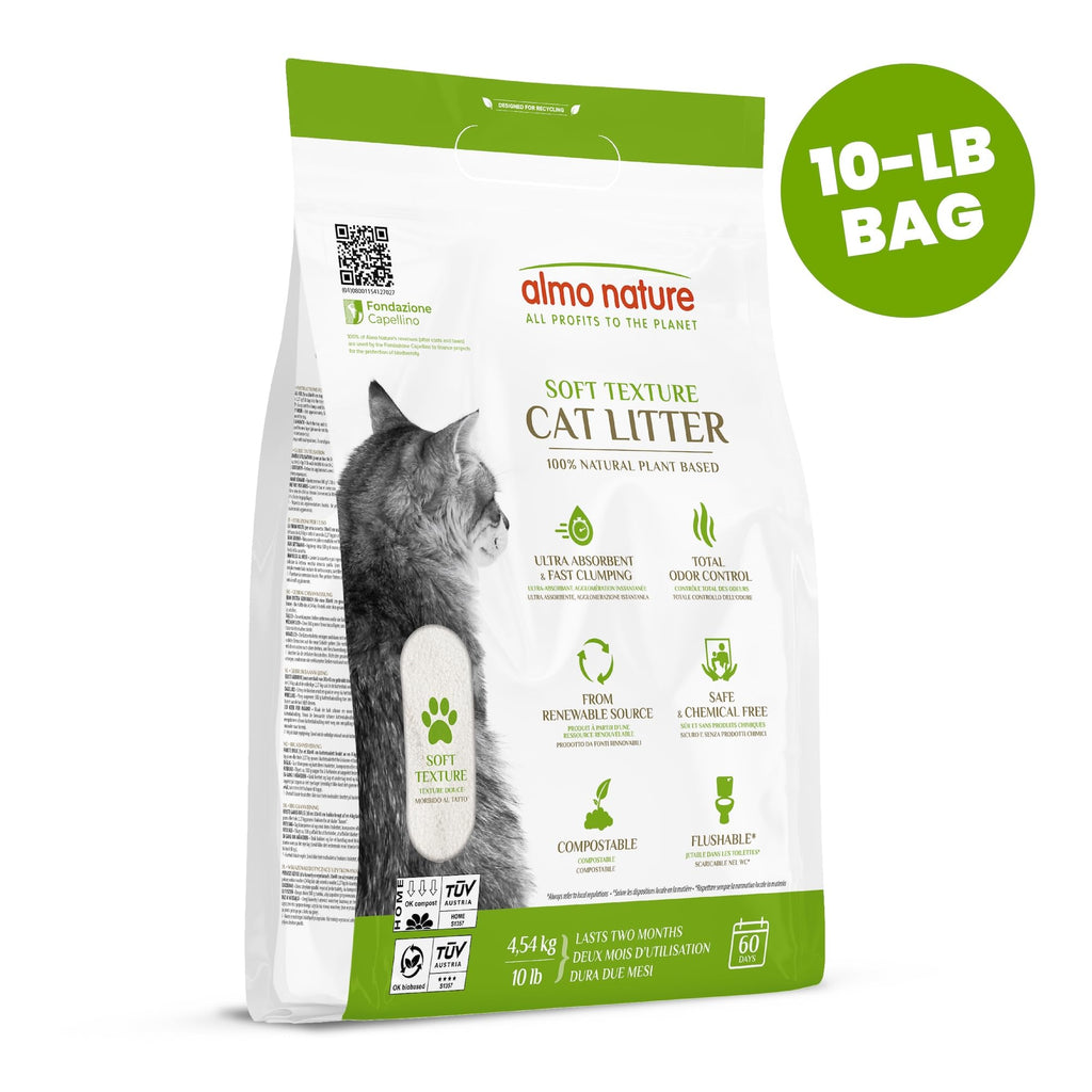 Plant-Based Clumping Biodegradable Cat Litter 10 lbs Z51293