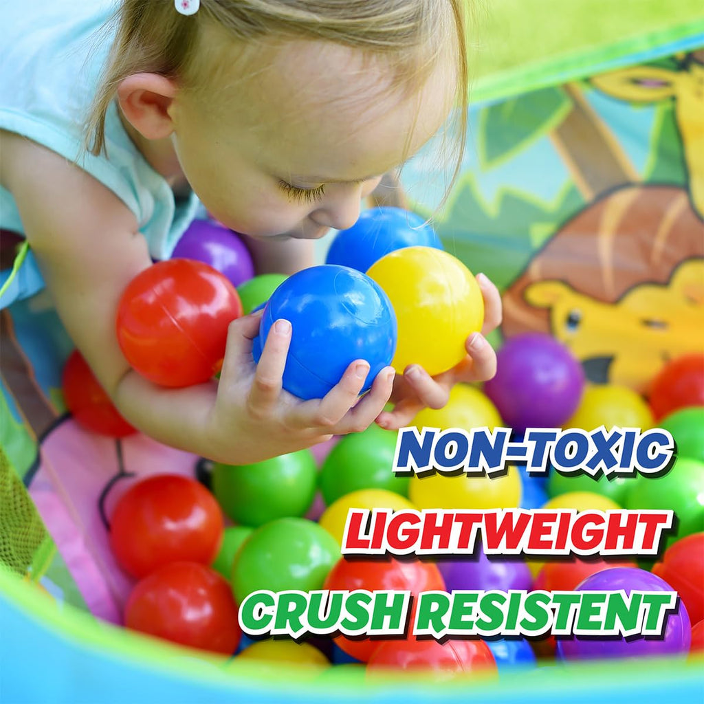 100 Count Multi Colored Play Balls K2442