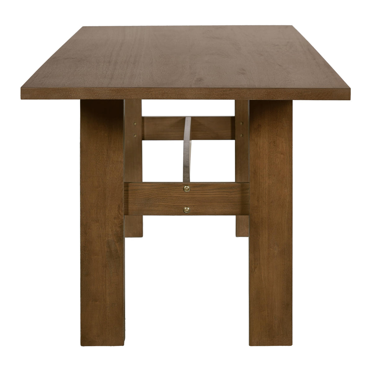 7-Piece Rubber Wood Dining Table Set with Chairs M429