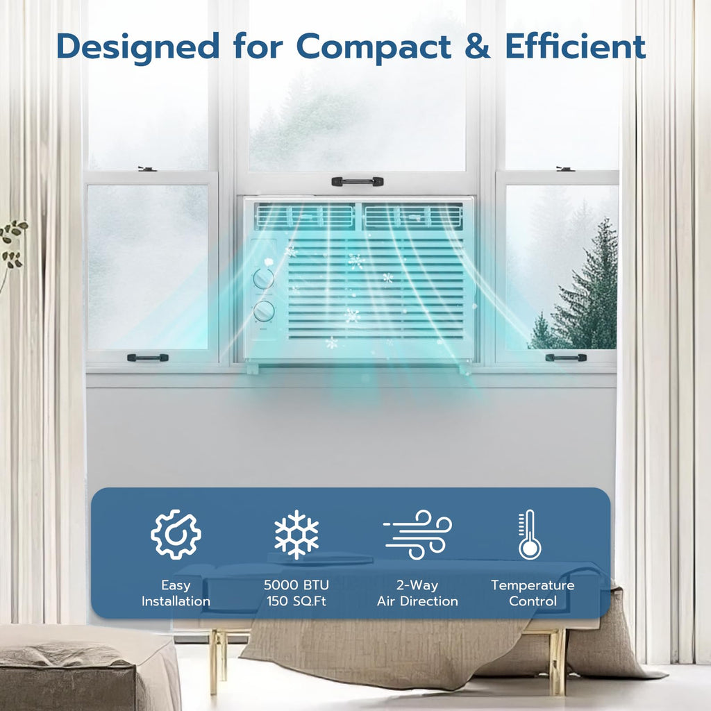 5000BTU Window Air Conditioners V5303