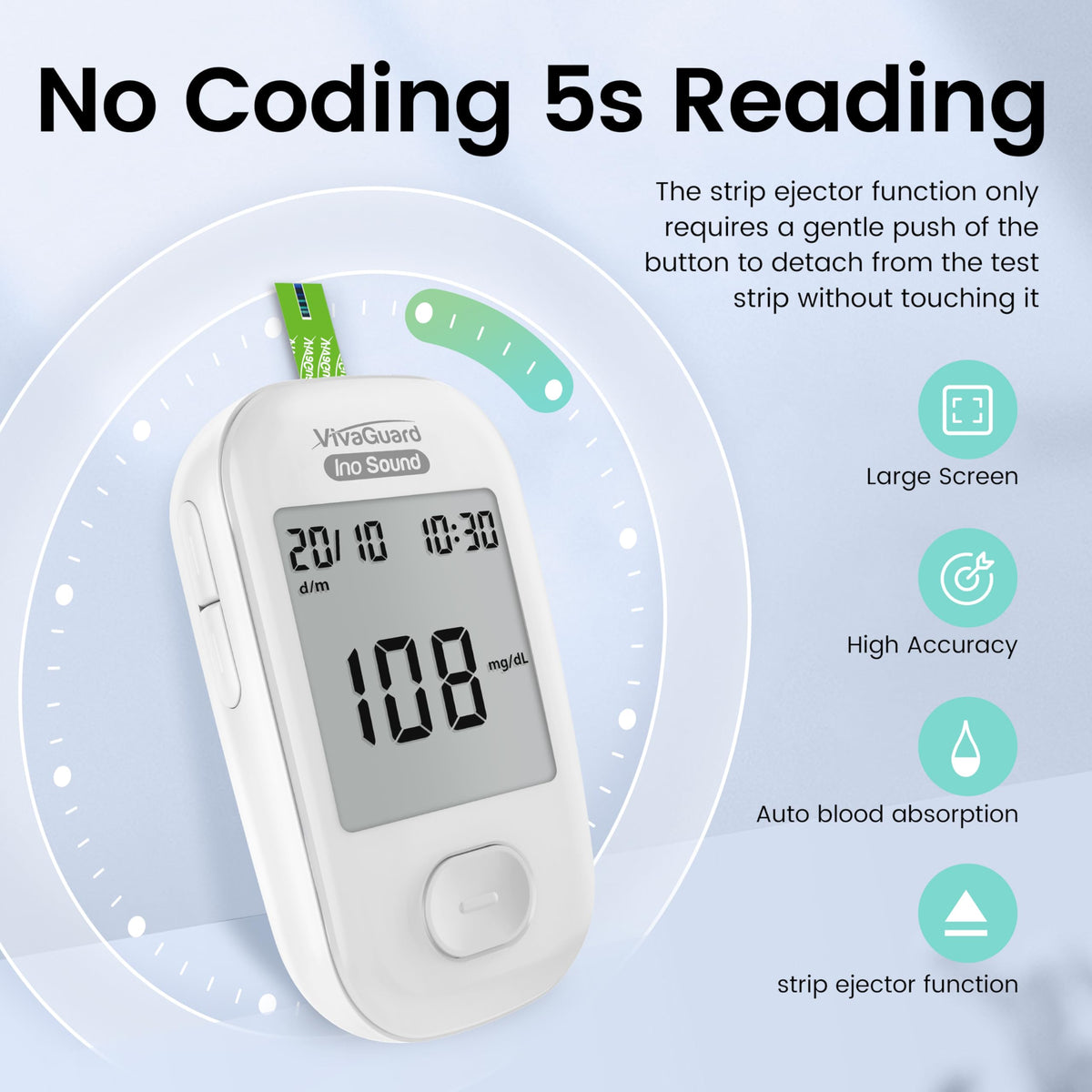 Talking Blood Glucose Monitor Kit M875