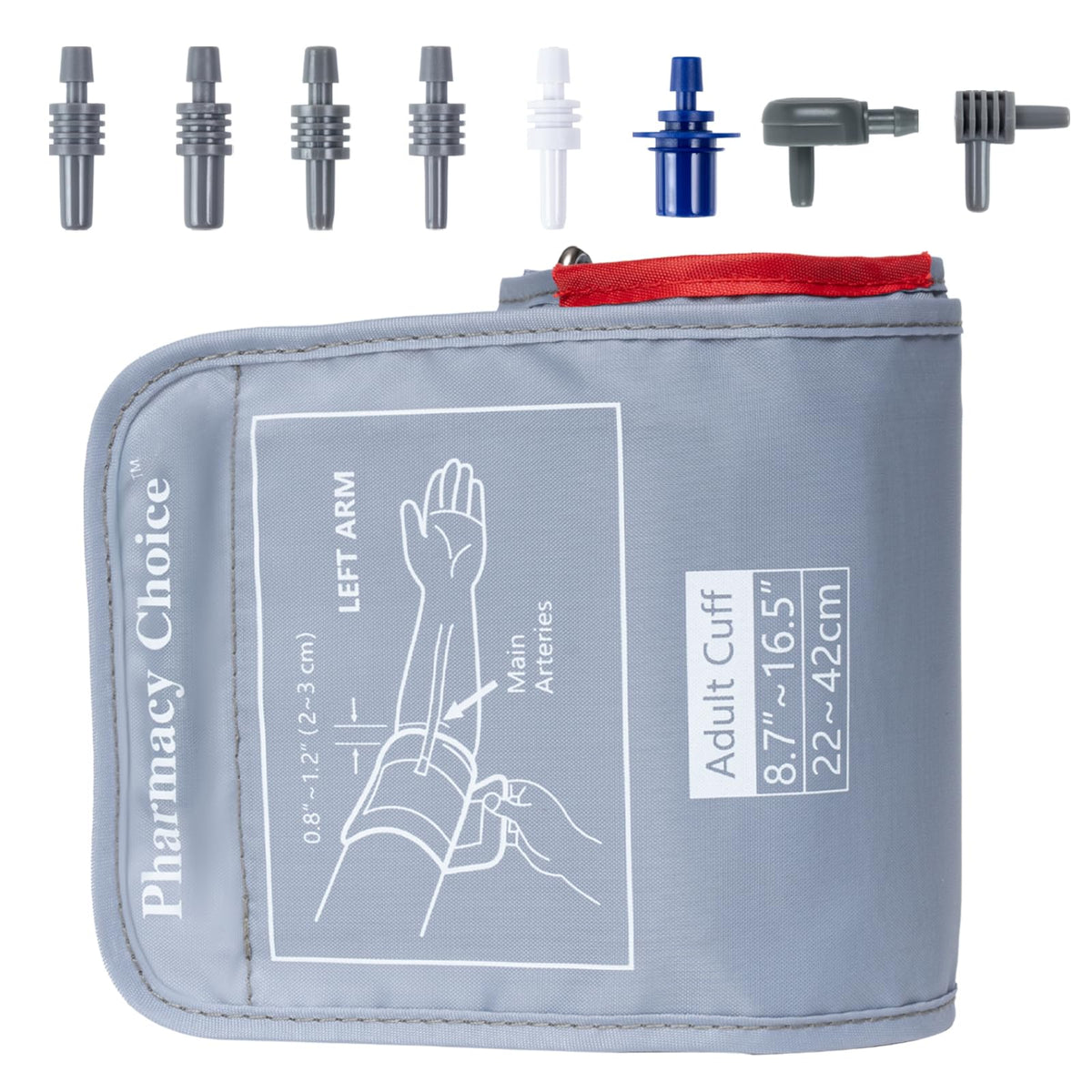 Large Blood Pressure Cuff with 8 Connectors (8.7"-16.5") Y781