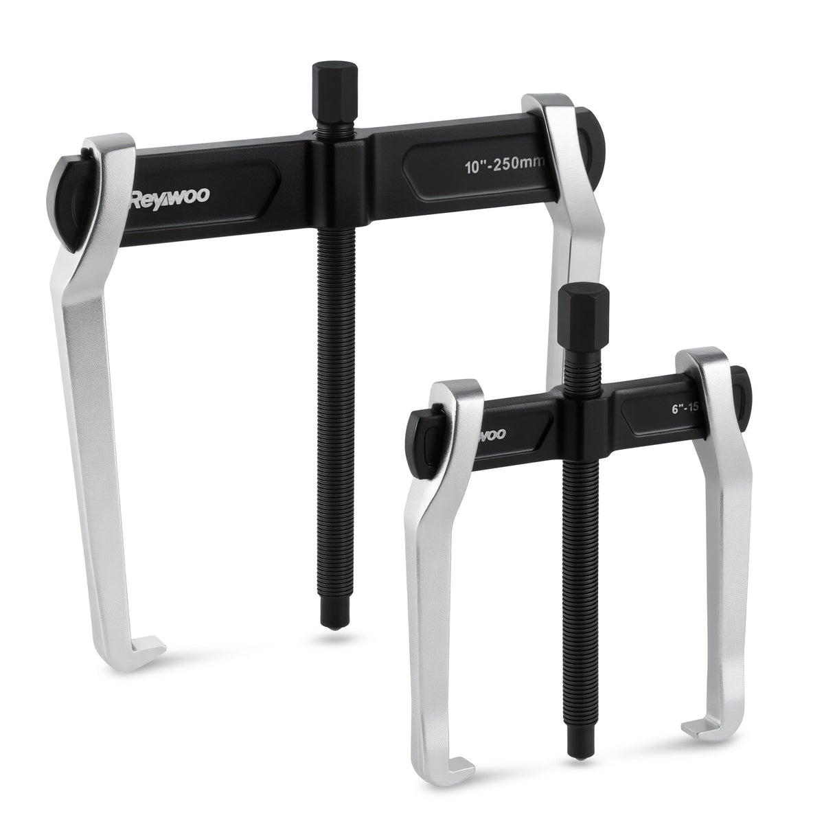 2-Jaw Gear Puller Set, 2 Pack Heavy-Duty Bearing, Flywheel, Pulley and Gear Remover Tool H419