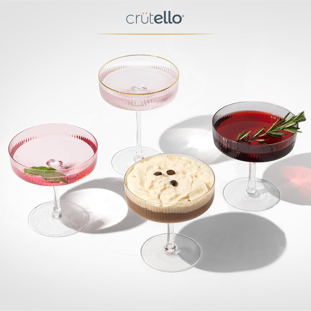 Champagne Coupe Glasses Set of 4 W4572