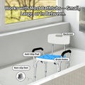Extra Wide 300 lbs Capacity Shower Chair with Arms & Back C42612