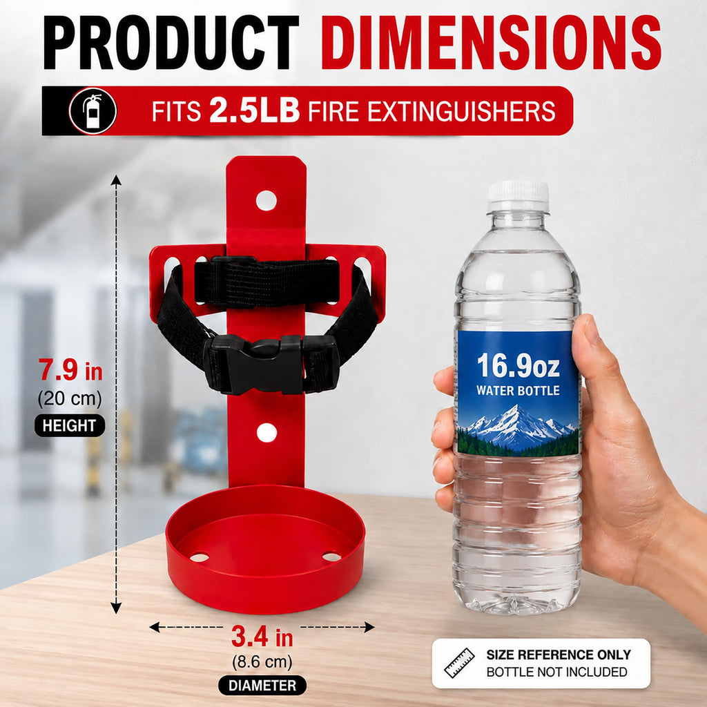 Fire Extinguisher Wall Mount Bracket 2.5 lb 1 Pack B8771