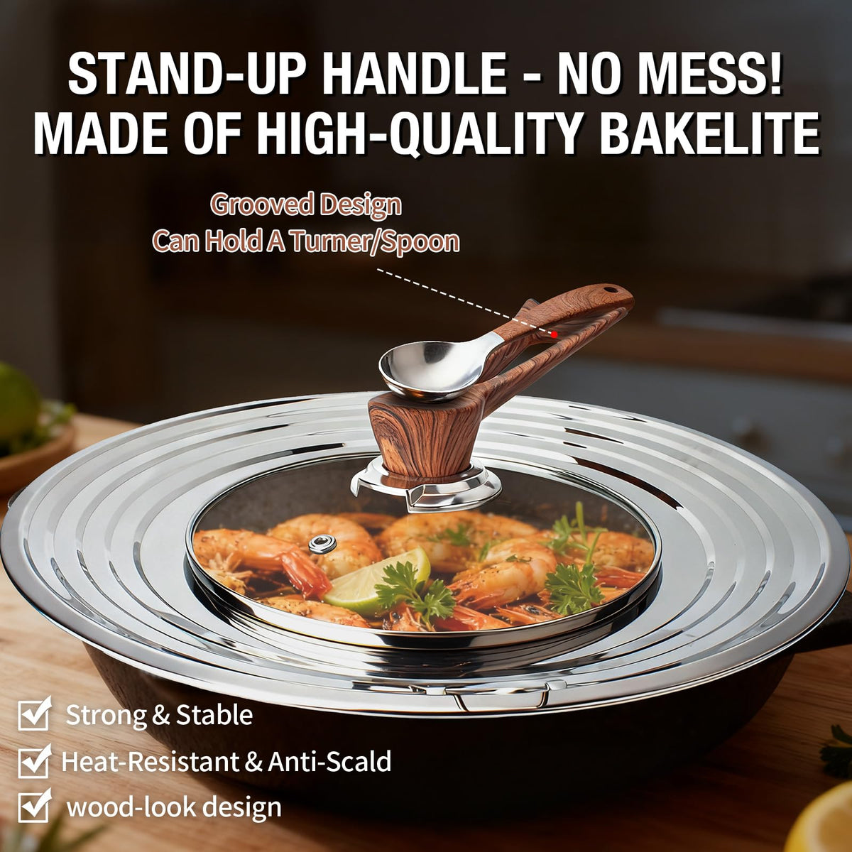 Universal Pan Lid with Tempered Glass A870435