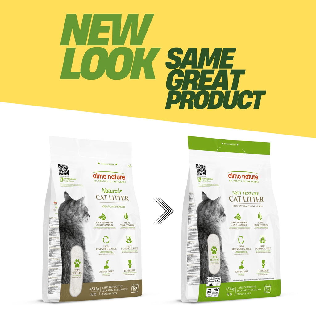 Plant-Based Clumping Biodegradable Cat Litter 10 lbs Z51293