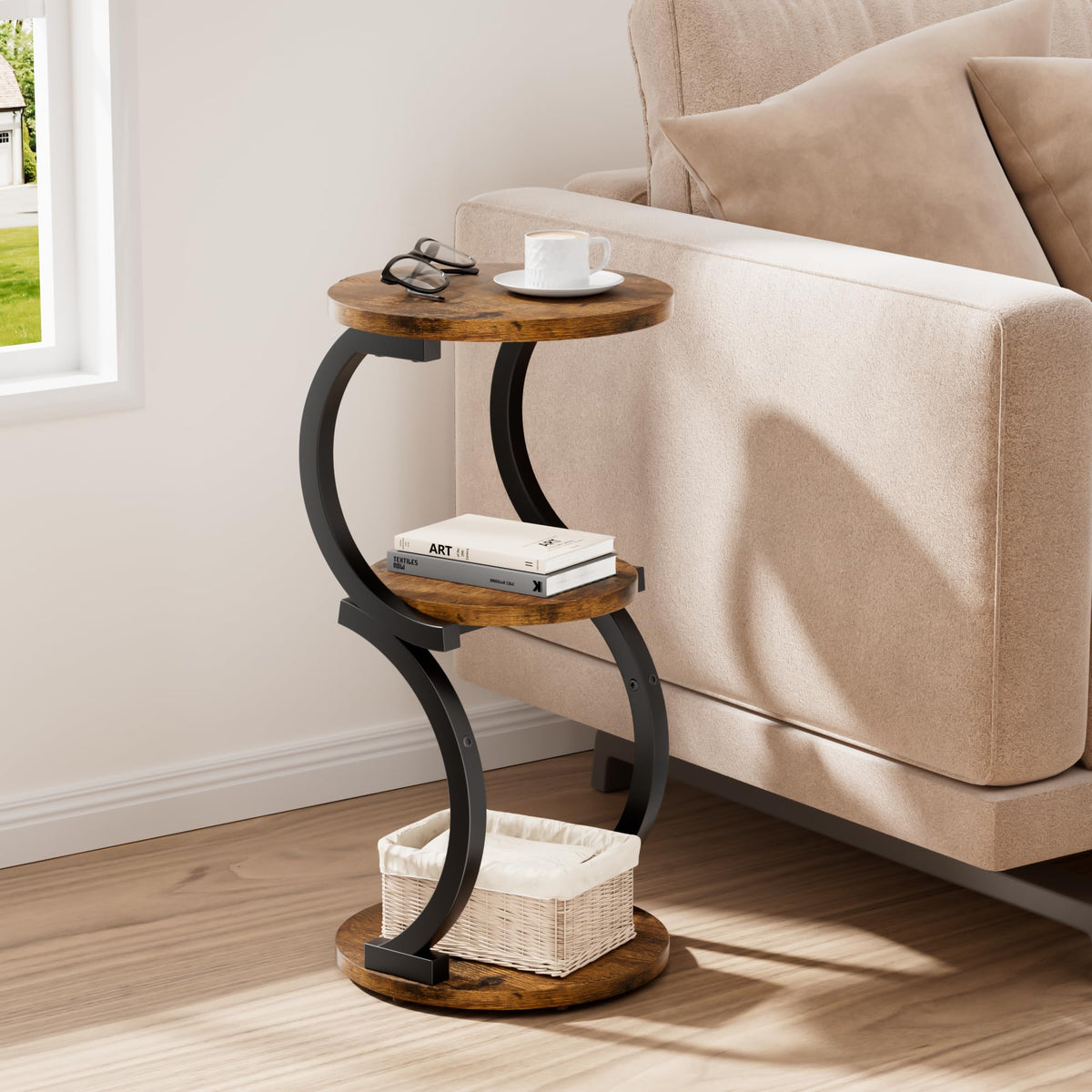 3-Tier Round Side Table O2796