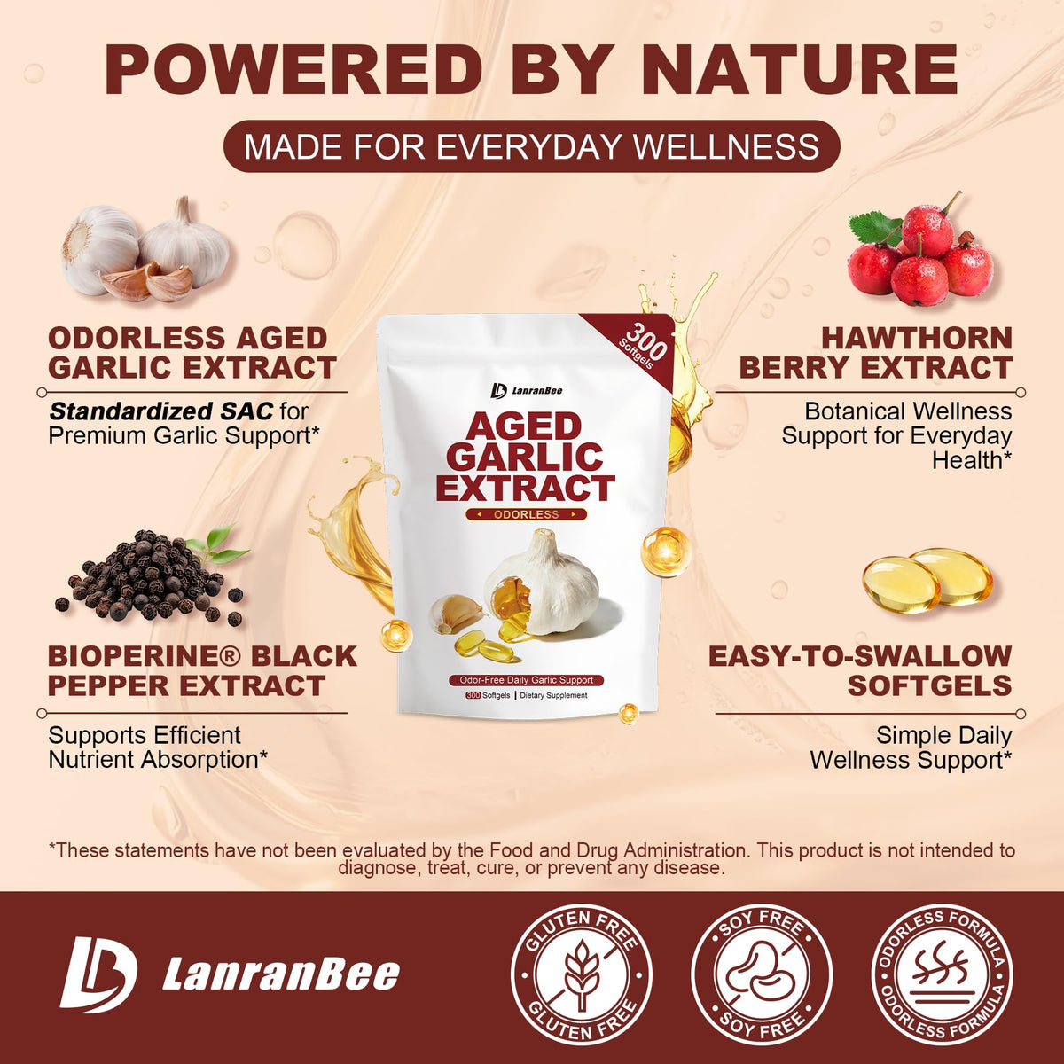 Aged Garlic Extract 750mg Softgels K1341