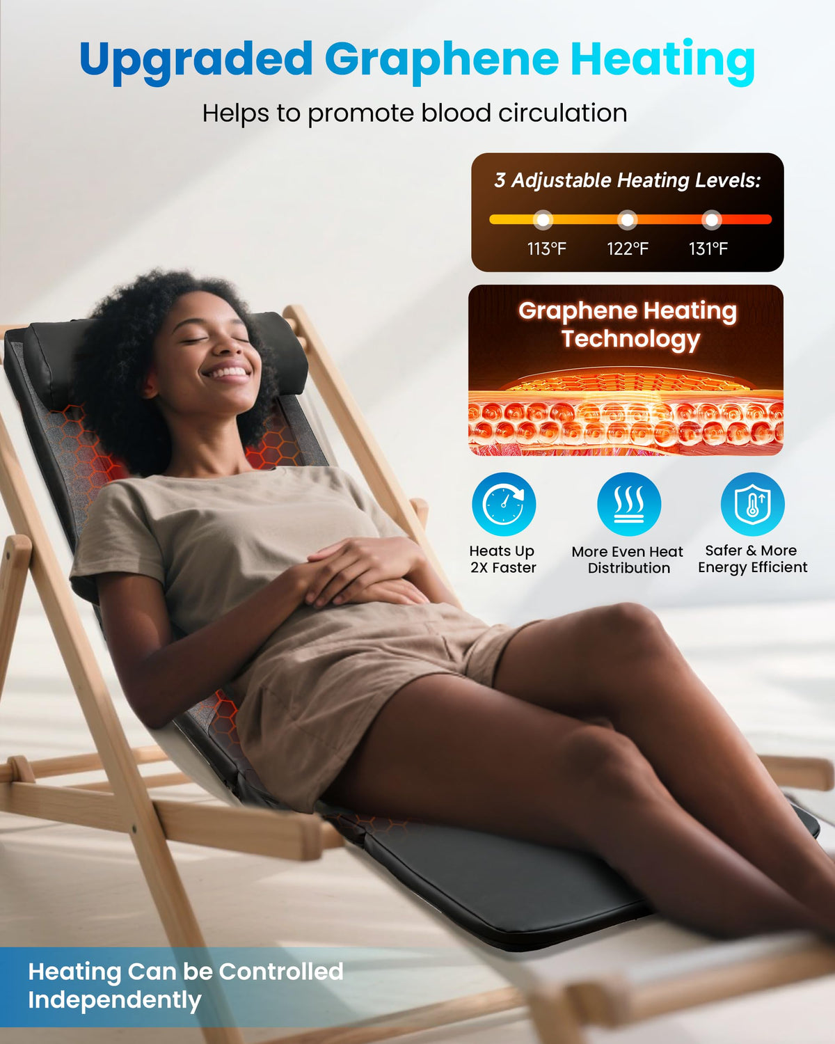 Full Body Massage Mat with Heat D162451