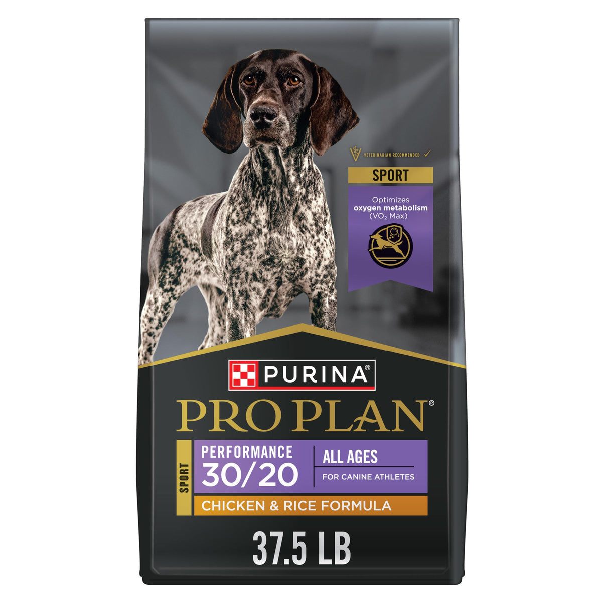 High Protein Dry Dog Food, Chicken, 37.5 lb Bag T761603