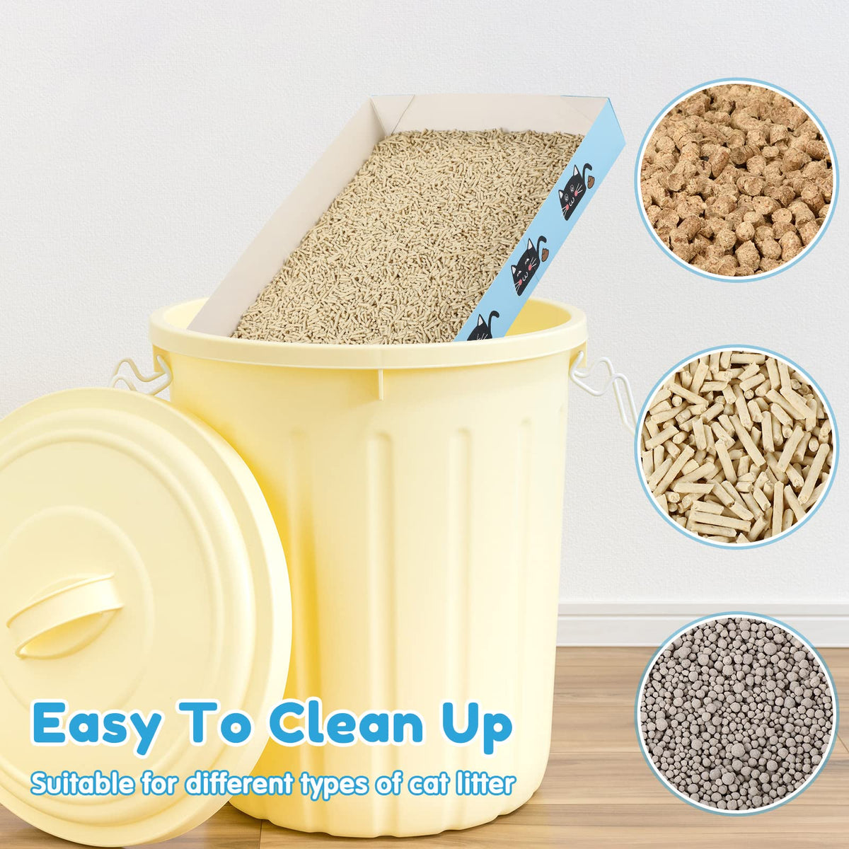 30 Pack Disposable Litter Boxes with Scoop M35459