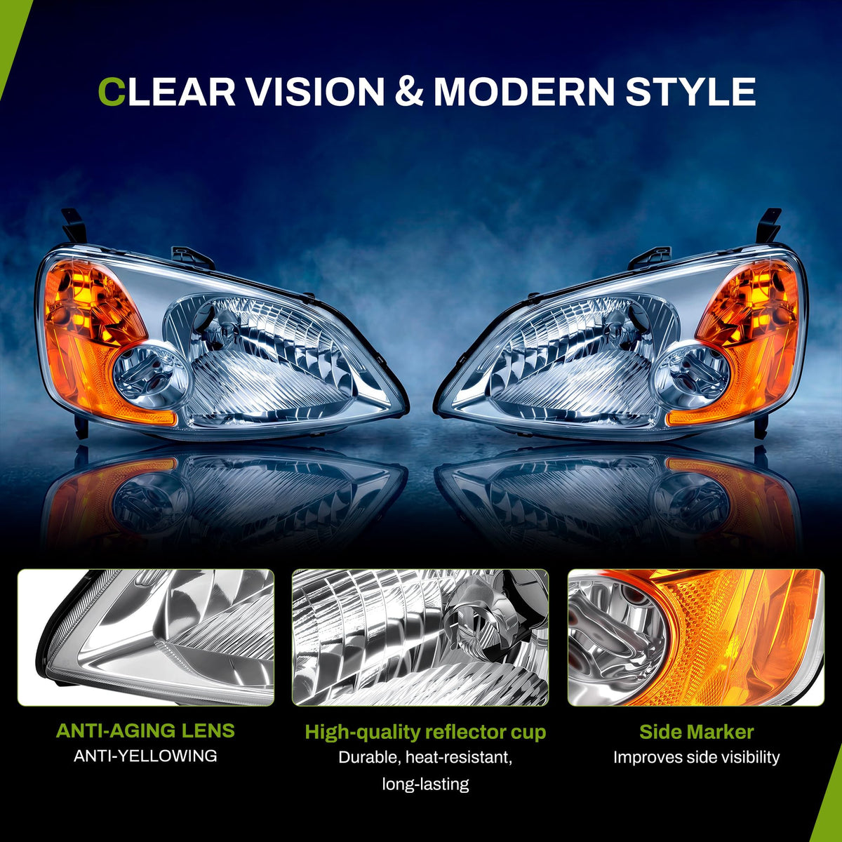 Headlight Assembly I1698