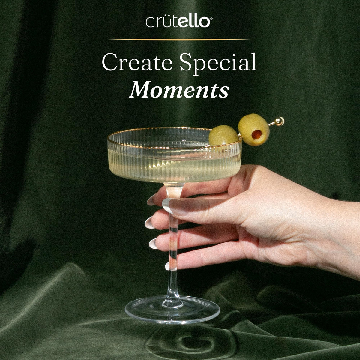 Champagne Coupe Glasses Set of 4 W4572