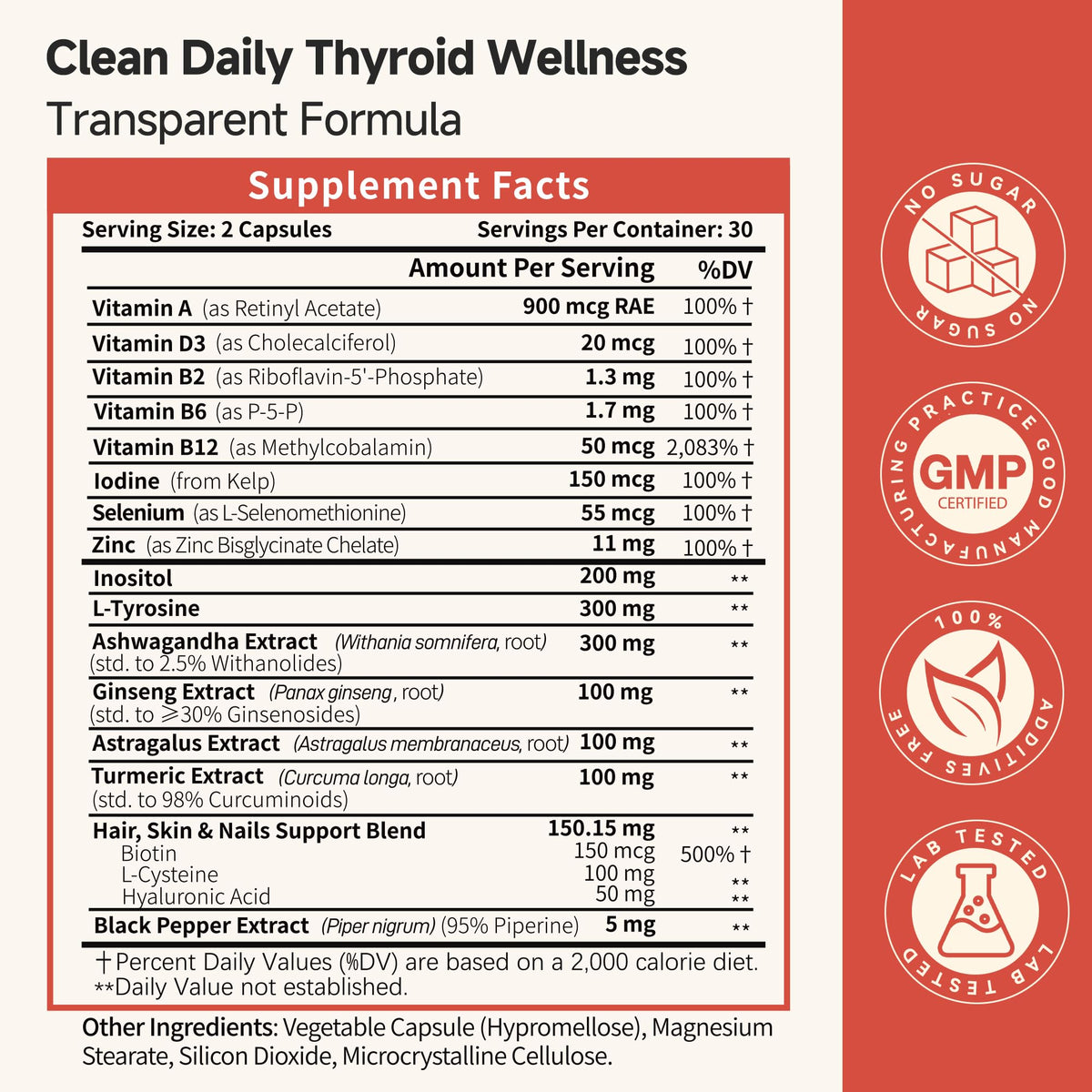 Thyroid Support Complex 60 Ct T234436
