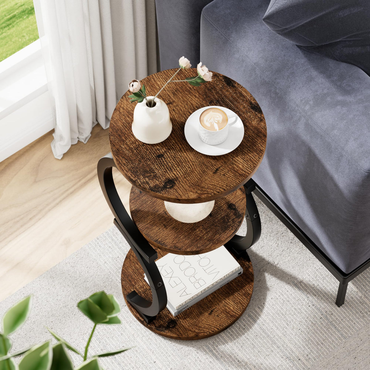 3-Tier Round Side Table O2796