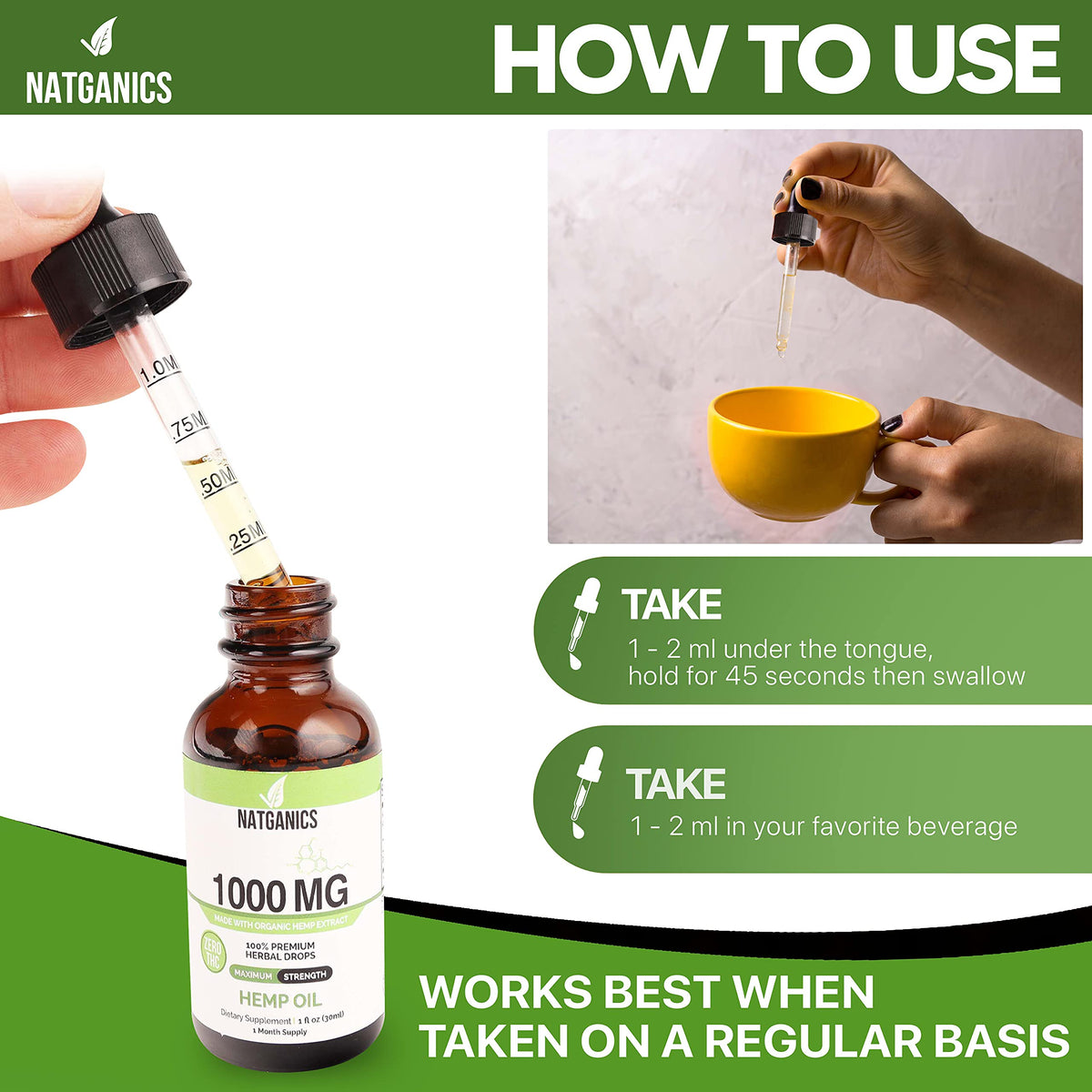 Organic Hemp Oil 1000mg T3038