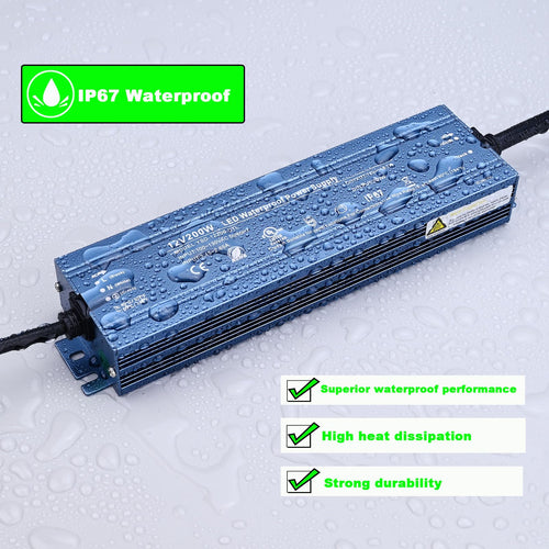 12V 200W IP67 Waterproof LED Driver Z62432
