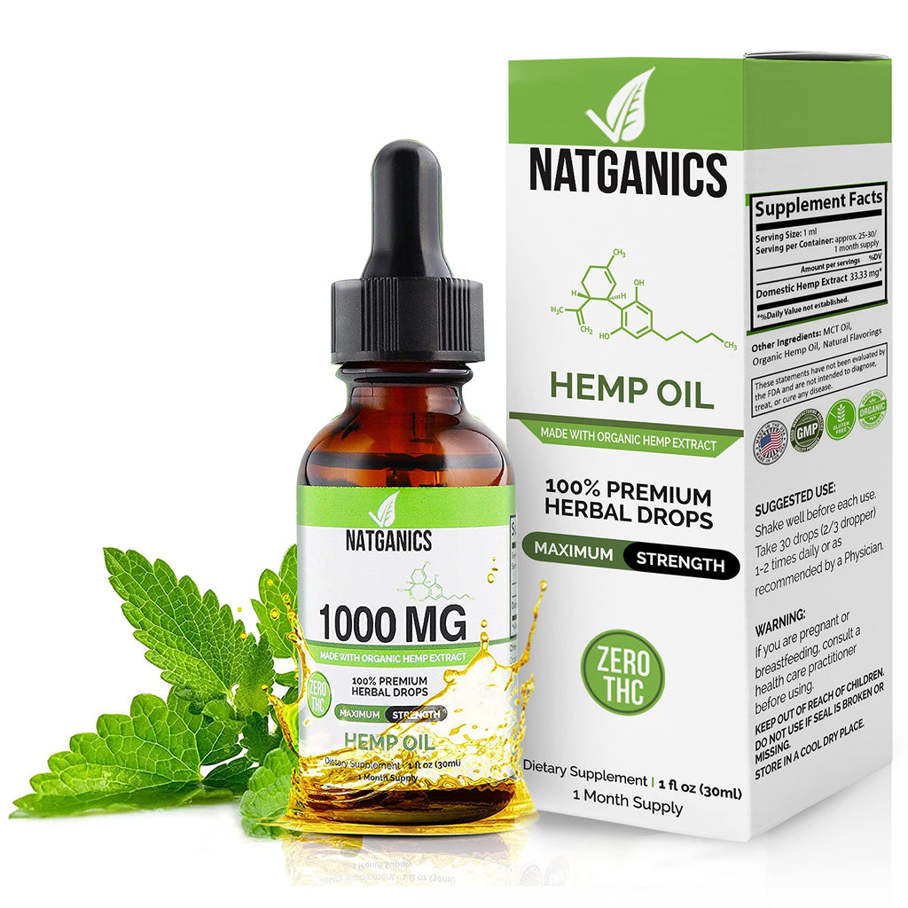 Organic Hemp Oil 1000mg T3038