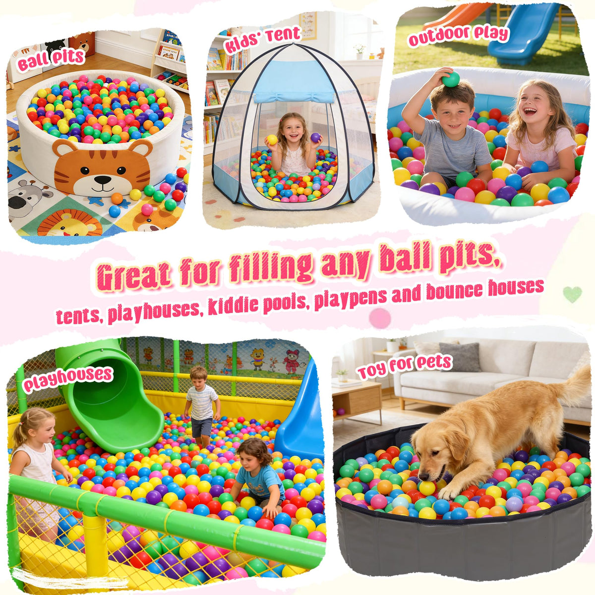 Plastic Ball Pit Balls D6694