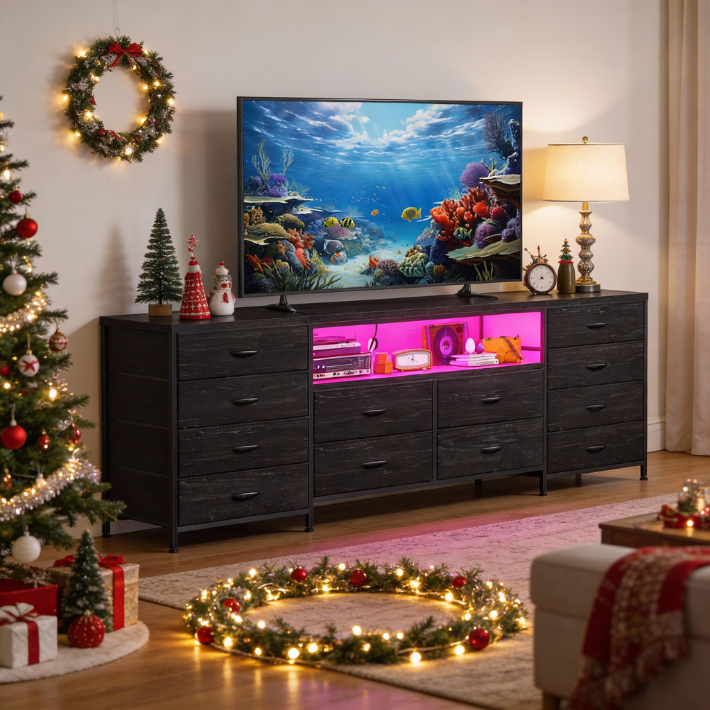 12 Drawers Dresser TV Stand W361
