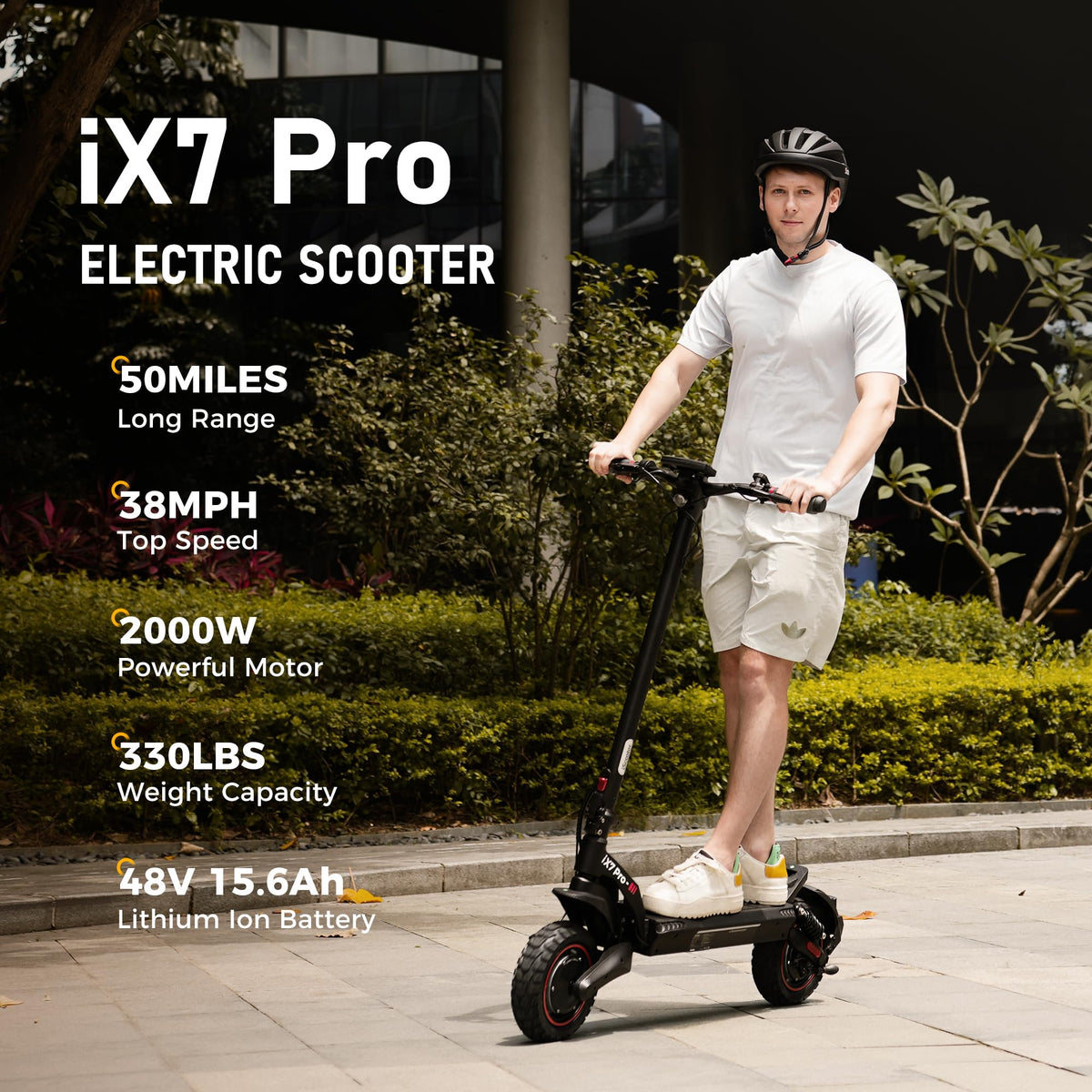 Electric Scooter with Off-Road Tires Q465308