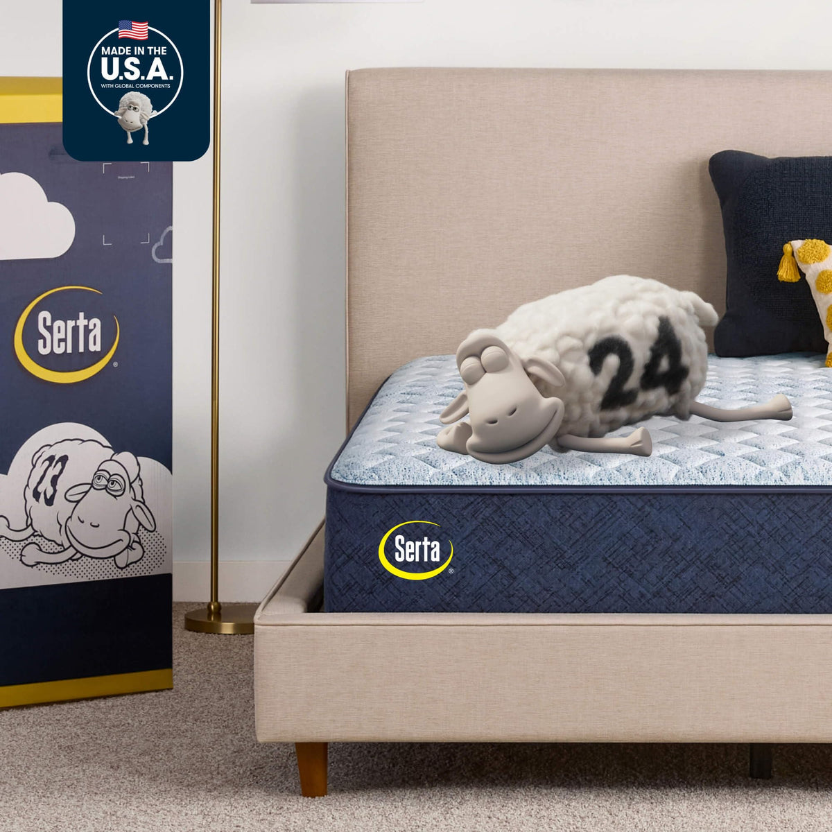 Medium 12" Full Hybrid Mattress J283196