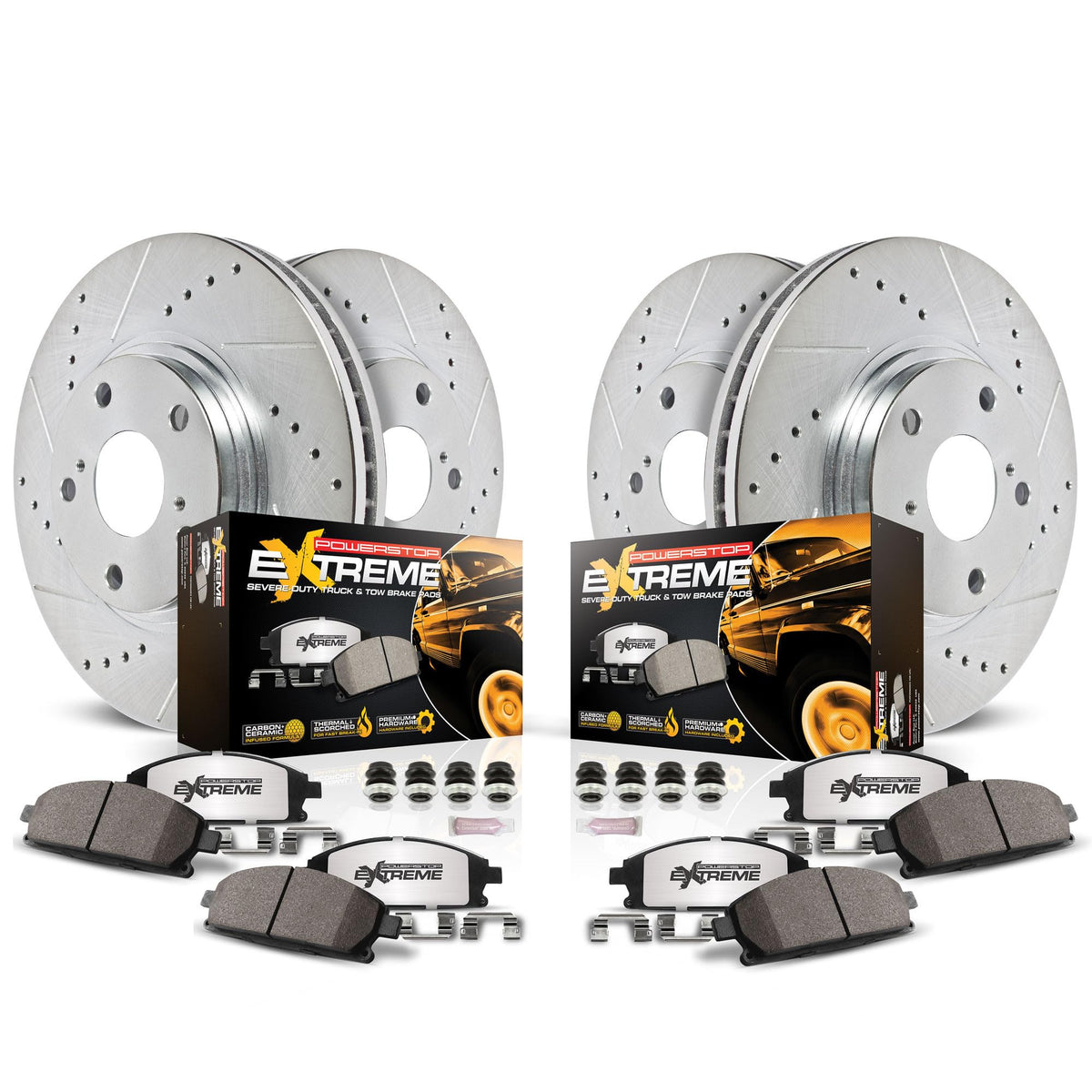 Front & Rear Brake Pad & Rotor Kit U22940