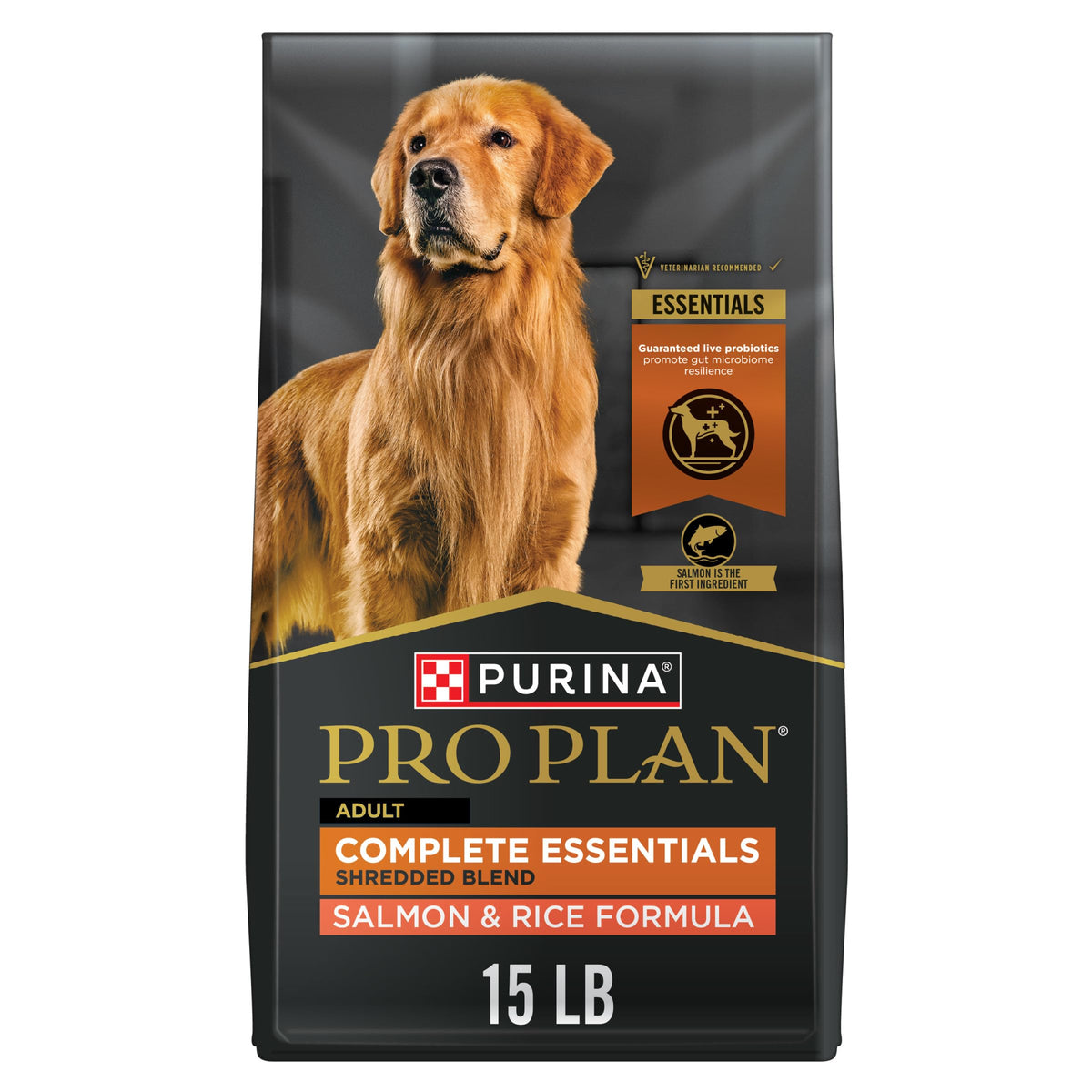 Salmon and Rice Dry Dog Food with Probiotics 15 lb N141