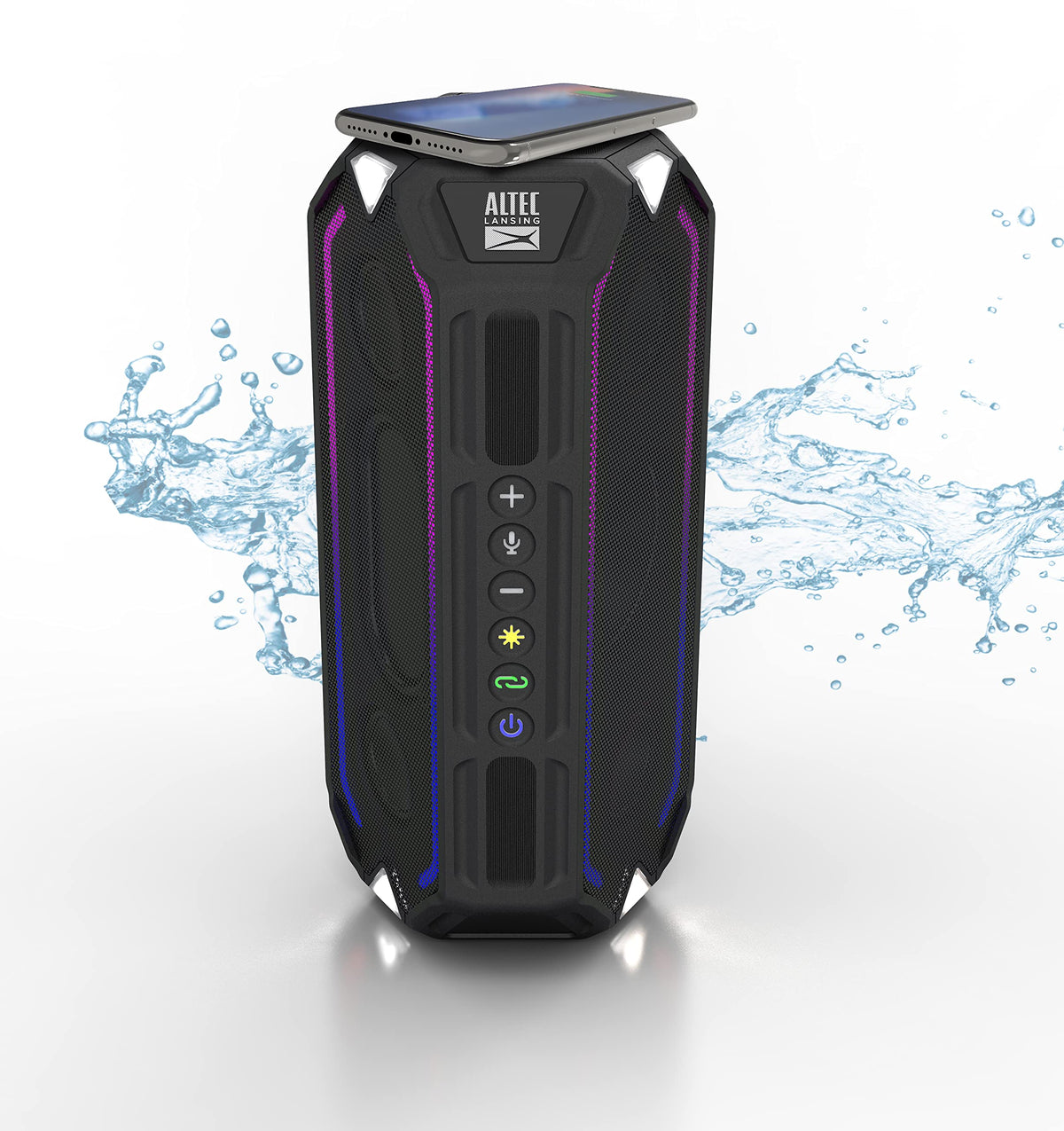 Black Waterproof Portable Bluetooth Speaker I8813