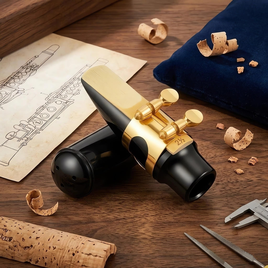 Alto Saxophone Mouthpiece with Ligature, Reed & Cap R2358