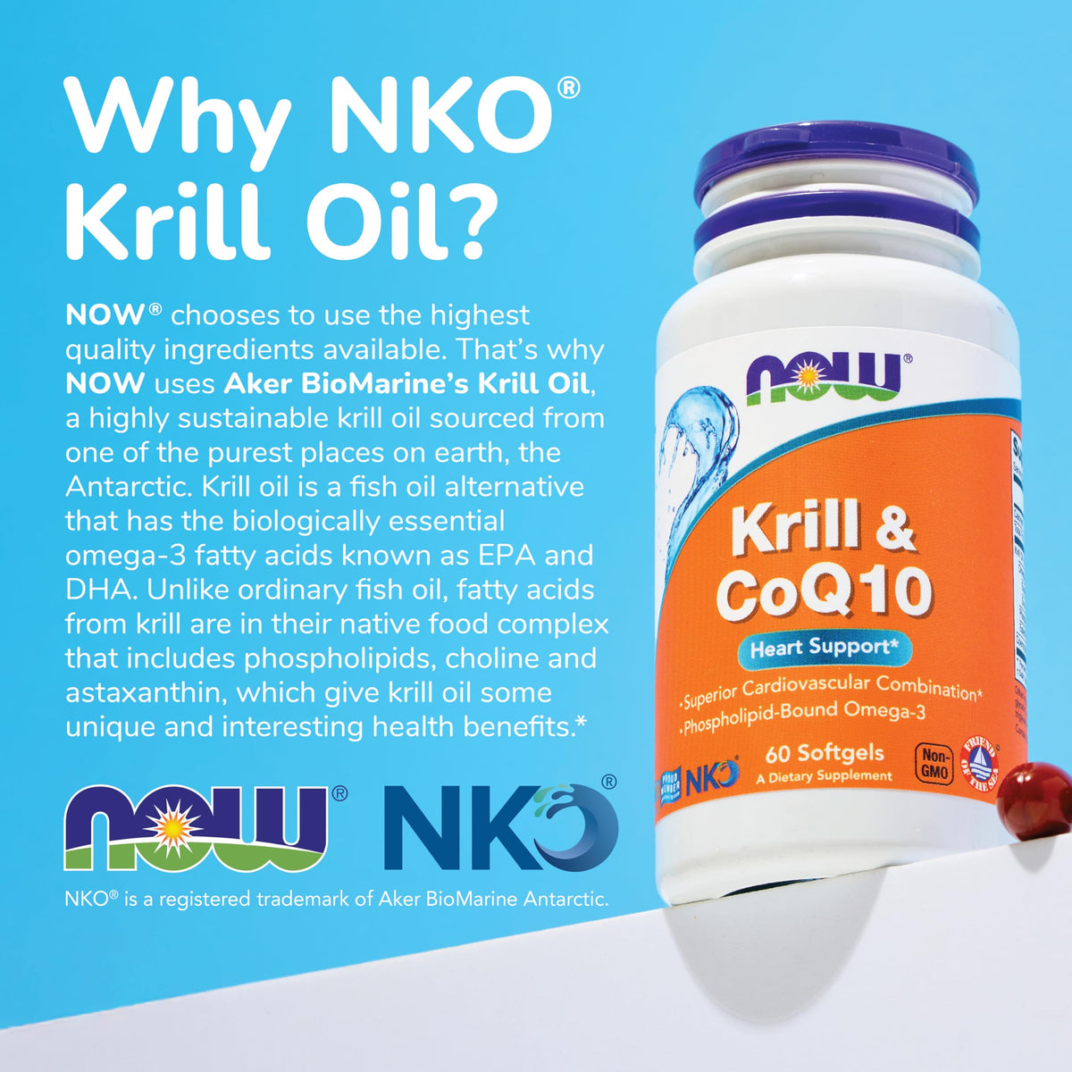 Krill Oil 500 mg Omega-3 120 Softgels T186