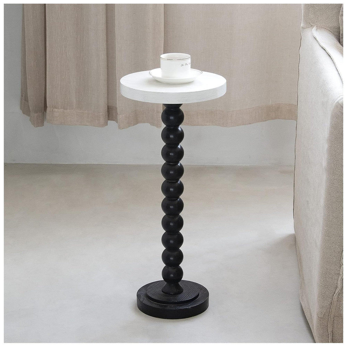 Small Pedestal End Table S21411