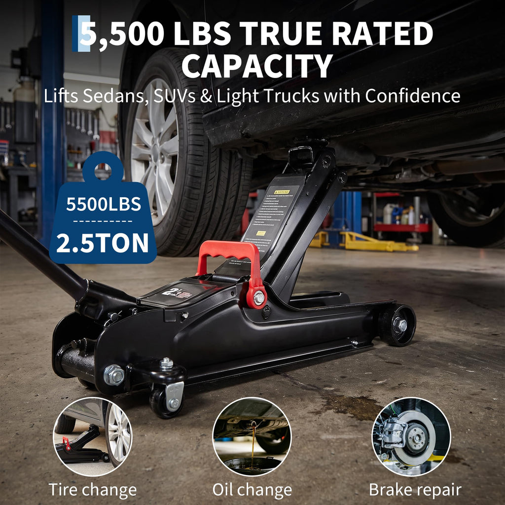 2.5 Ton Low Profile Steel Floor Jack Q5287