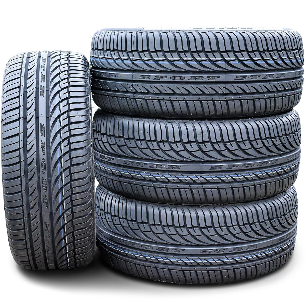 Set of 4 All-Season Passenger Car Performance Radial Tires 195/65R15 91H D159065
