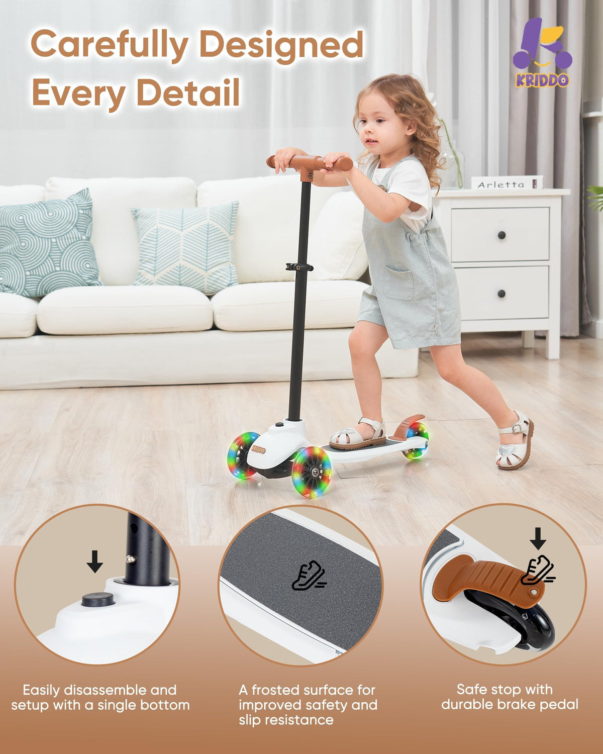 3-in-1 Toddler Scooter A167225