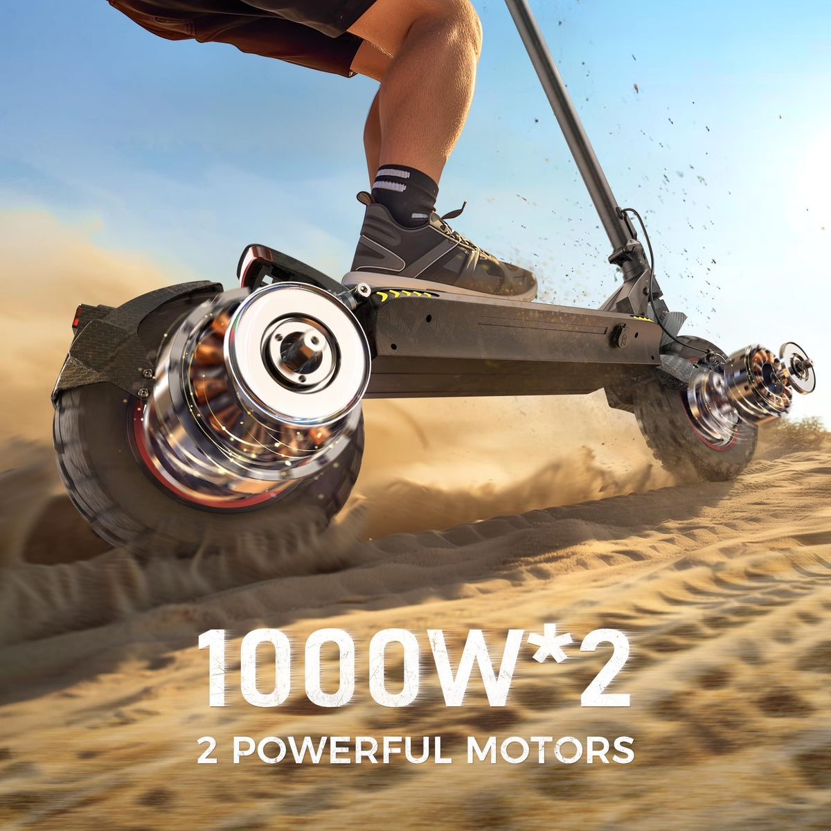 Electric Scooter with Off-Road Tires Q465308
