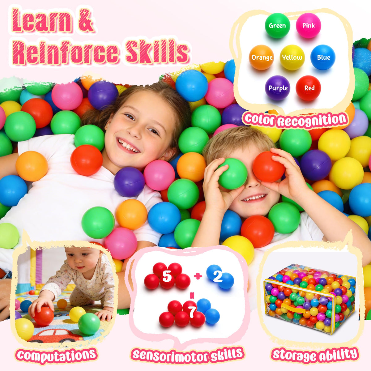 Plastic Ball Pit Balls D6694