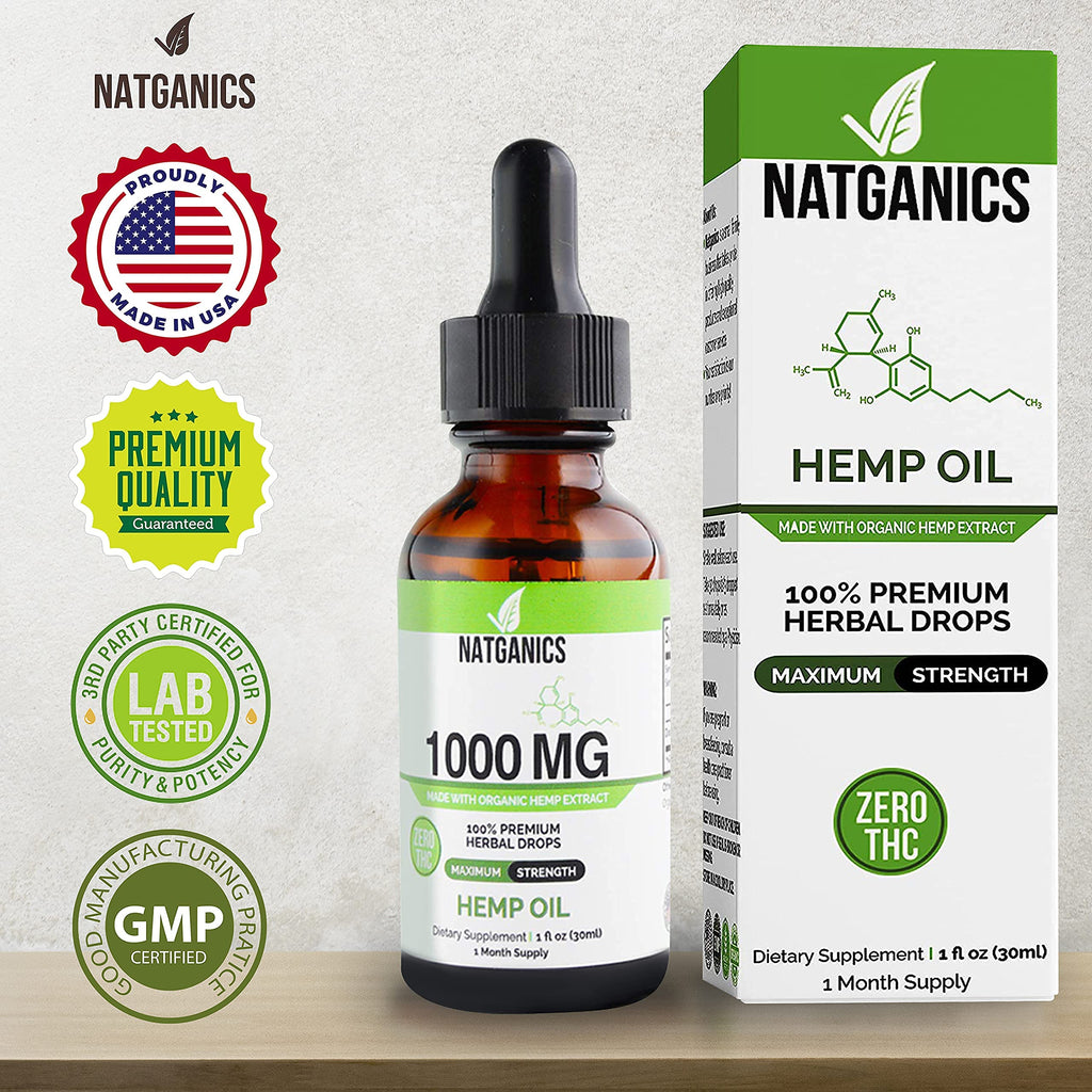 Organic Hemp Oil 1000mg T3038