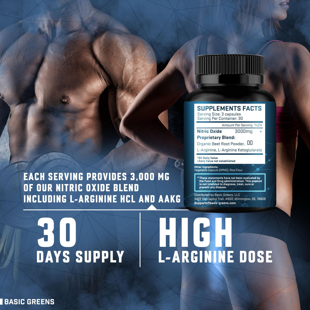 L Arginine 3000mg Vegan Capsules N68541