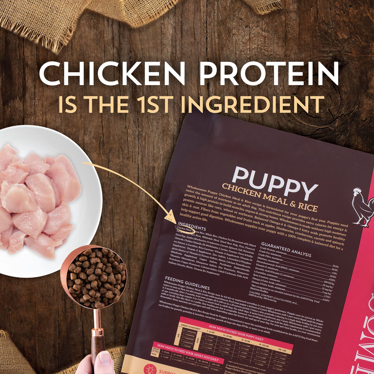 Chicken Meal & Rice Dry Puppy Food 16.5 lb S2201