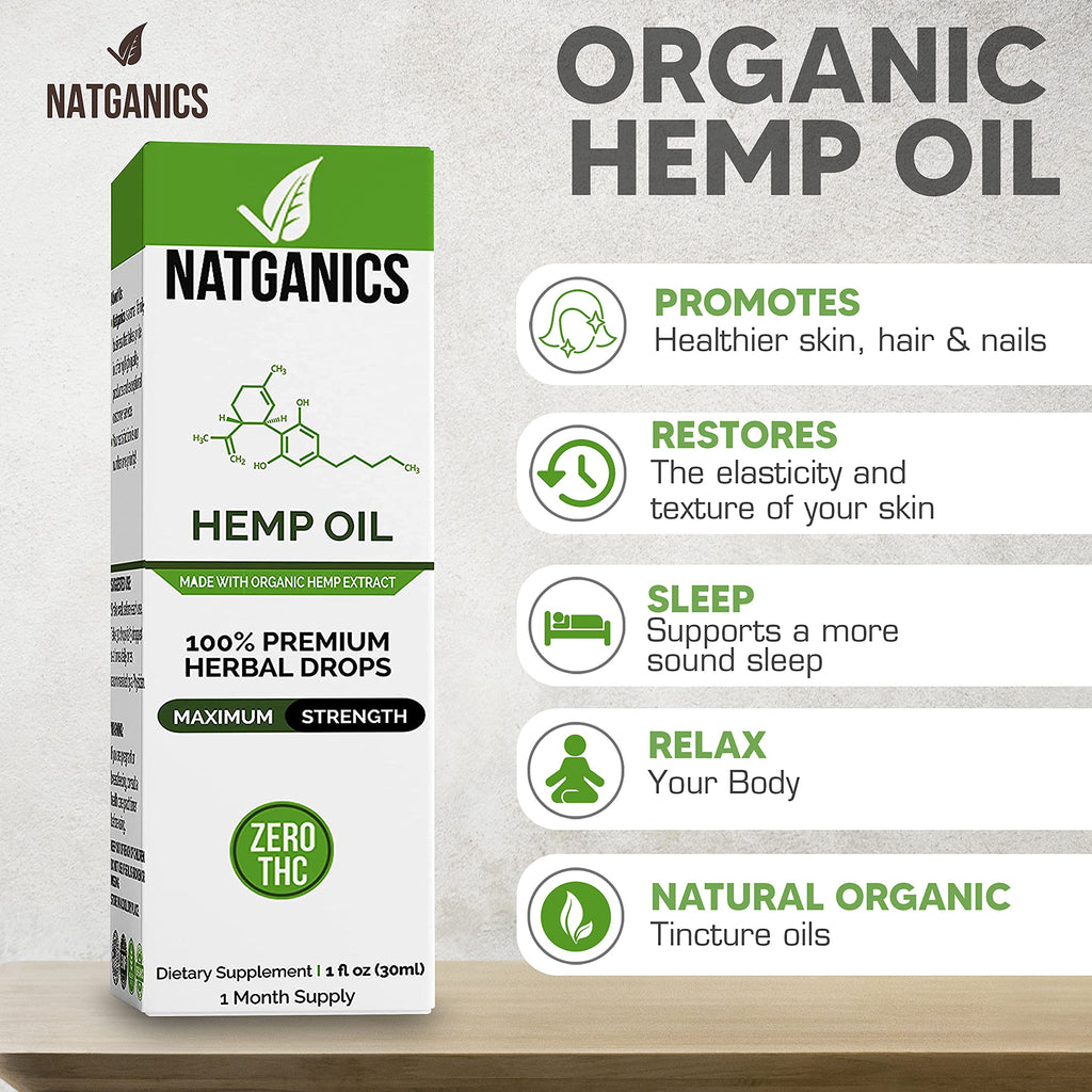 Organic Hemp Oil 1000mg T3038